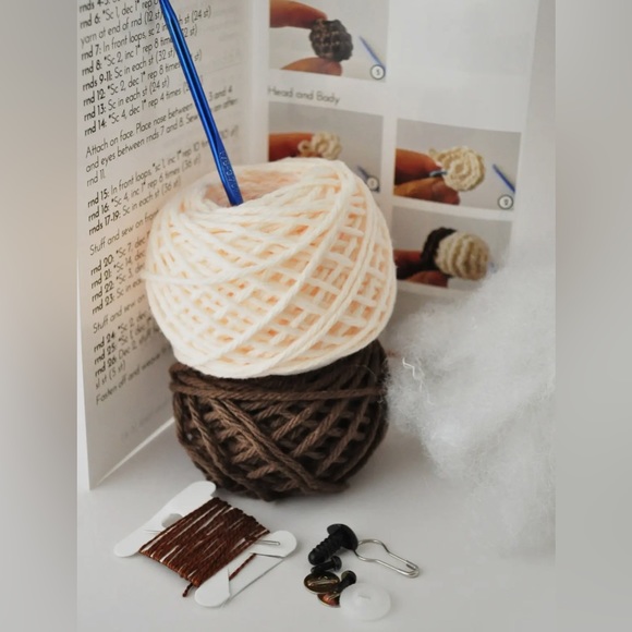 Brown Bear Crochet Kit - Picture 4 of 8